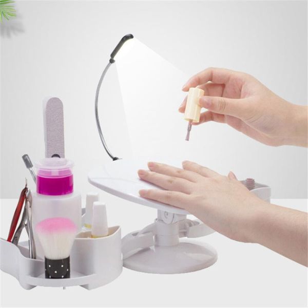 

nail art kits manicure table led lamp tool set tools sets multifunctional station hand pillow