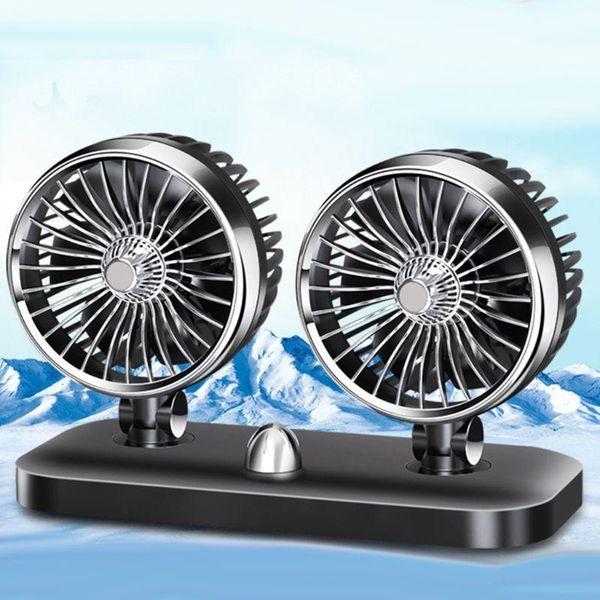 

electric fans car dual fan interior accessories cooling swing 12v/24v