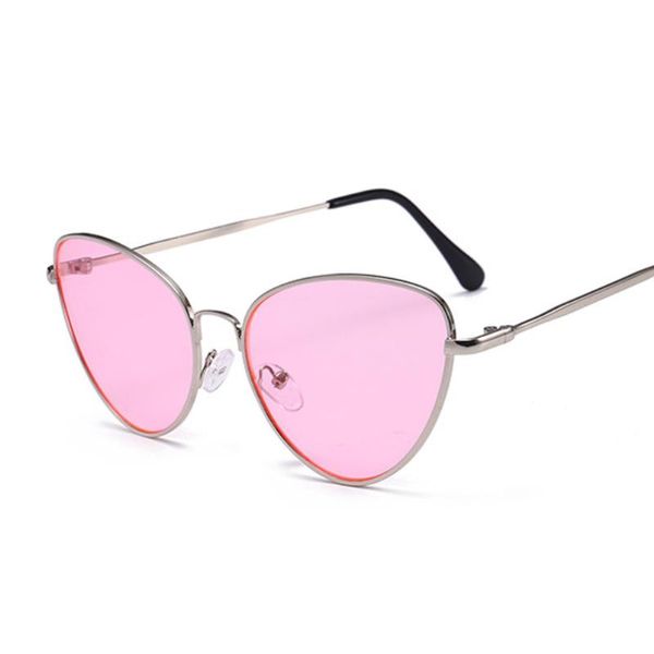 

sunglasses small vintage cat eye women red black sun glasses female ladies cateyes sunglass 2021 retro, White;black
