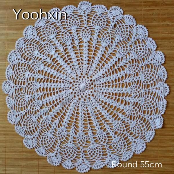 

mats & pads modern lace cotton crochet place table mat cloth pad cup mug drink doily year tea christmas gift placemat kitchen