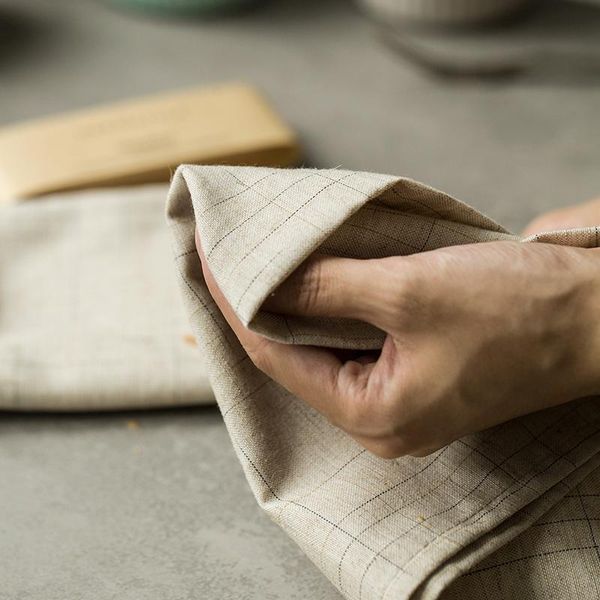 

mats & pads brand simple europe style cotton napkin mouth cloth dining table placemats tea mug cup plate kitchen accessories