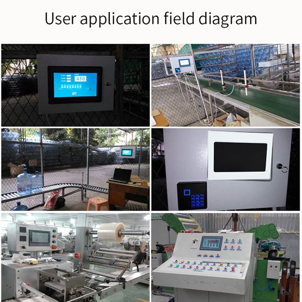 

computer industry integrated machine embedded resistance touch display screen