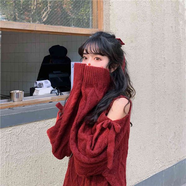 

women's sweaters tie shirt for long-sleeve women, strapless sweaters be different high-collar sweater soft urban b240 bo9o, White;black