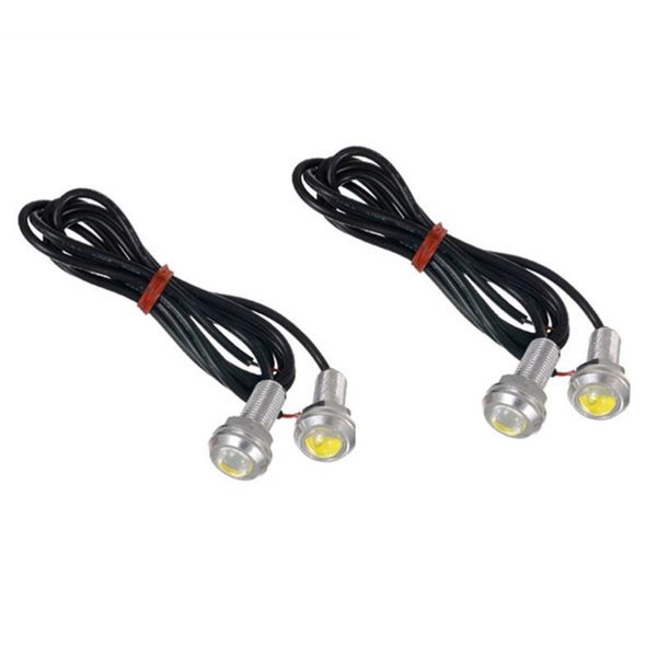 

other lighting system 2pcs universal waterproof 18mm eagle eye led lights car motor turn signal fog light drl tail/head backup bulbs (purp