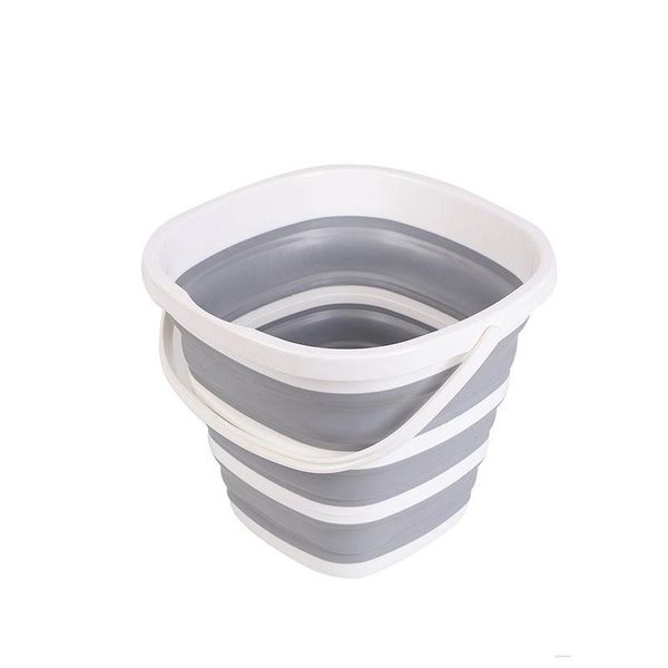 

buckets household portable large capacity foldable bucket outdoor fishing car-washing beach