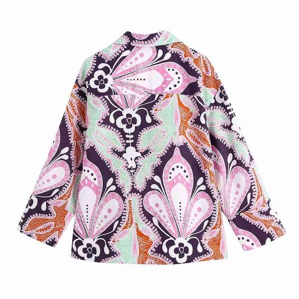 

women's knits & tees summer girls casual style pink print za loose shirts women fashion lace up turn-down collar linen chic blouse, White