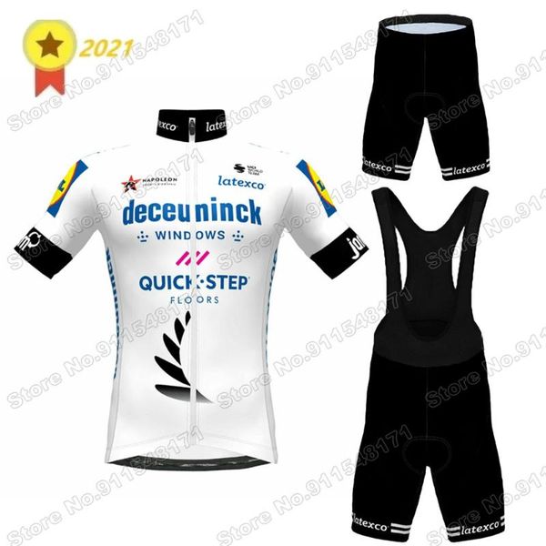 

racing sets quick step team 2021 world cycling jersey set summer bicycle clothing road bike shirts suit bib shorts mtb wear, Black;blue