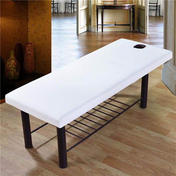 

pillow case universal massage table fitted sheet, spa bed cover, mattress cushion with face hole design