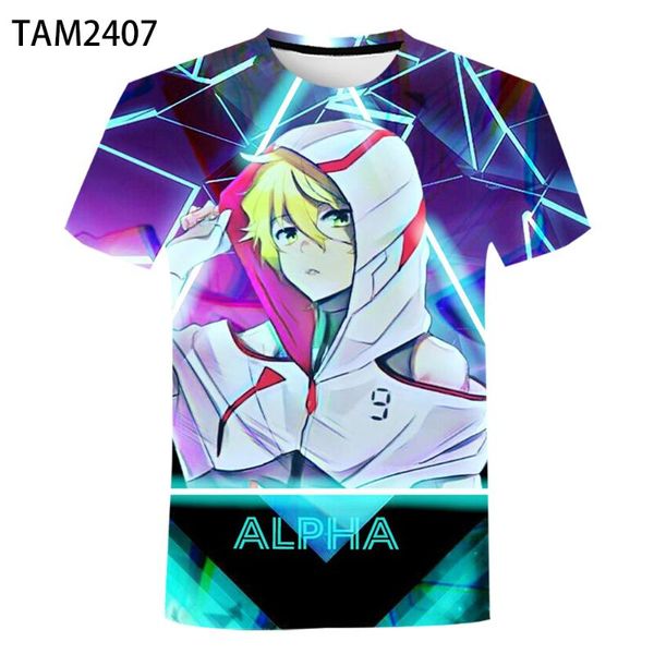 

men's t-shirts darling in de franxx mannen t-shirt 2021 fashion 3d anime afdrukken jongens en meisjes street style harajuku kinderen co, White;black