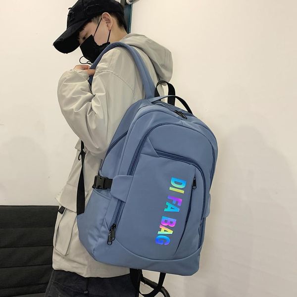 

backpack woman waterproof nylon schoolbag for teenage girls high capacity laprucksack fashion school bag bagpack men mochila