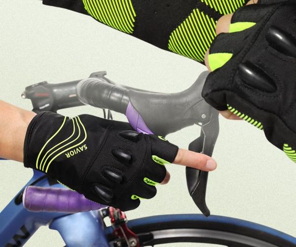 

cycling gloves luminous breathable half finger summer mtb mountain bicycle men women, Black