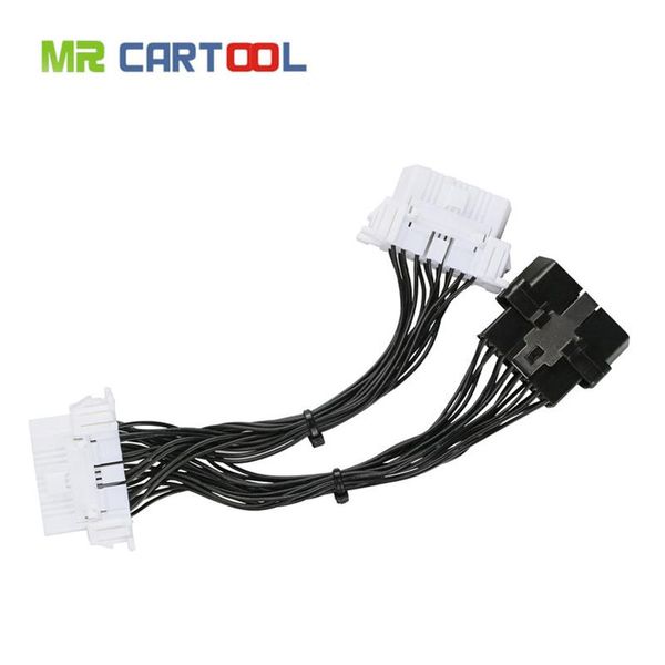 

diagnostic tools obd2 ii extension cable one 16pin male port to dual 16 pin female obd 2 odb2 car connector