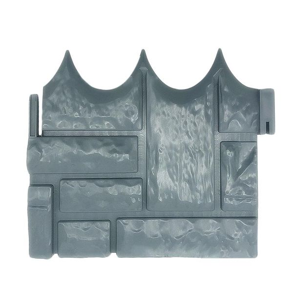 

fencing, trellis & gates 6pcs plastic garden lawn stone fence flower beds grass border landscape edging