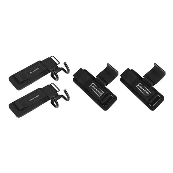 

2pcs weightlifting hook pull-ups wrist support gym arm strength buckle straps fitness set accessories