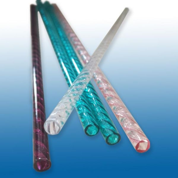 

drinking straws 20pcs/ lot, crystal shinny beverage straws, reusable washable