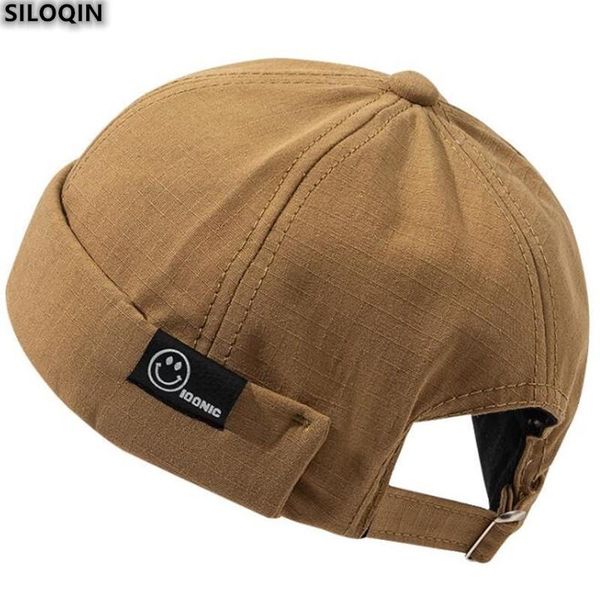

berets siloqin fashion casual retro male spring summer hip hop street tide hat beanie hats adjustable size female gorra2021, Blue;gray