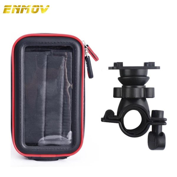 

cell phone mounts & holders universal rainproof bike holder bag case motorcycle bicycle mount handlebar moto stand supprot