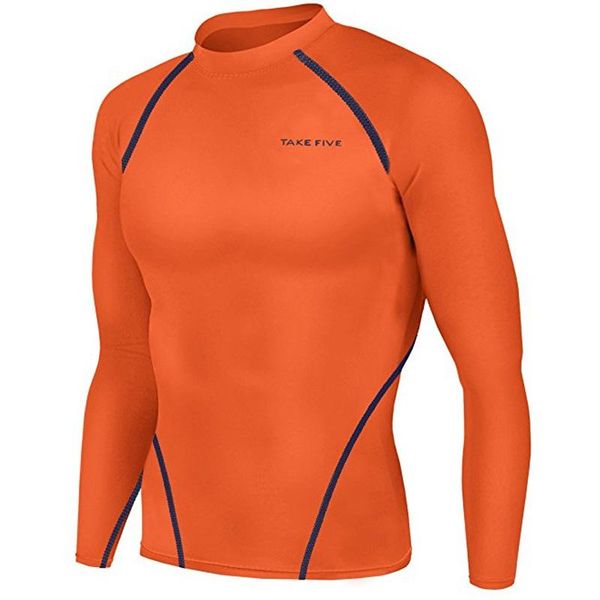 

takefive men's compression under base layer shirts tight nt006 casual, White;black