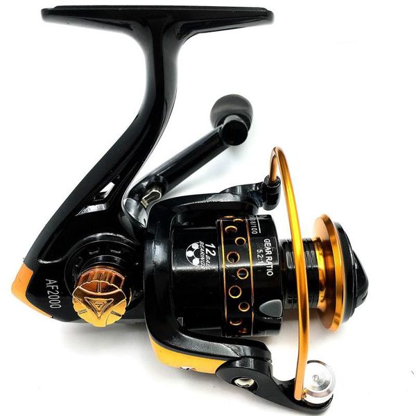 

baitcasting reels af2000 fishing wheel fish lure reel round pole rods tackle spinning ocean beach reservoir pond
