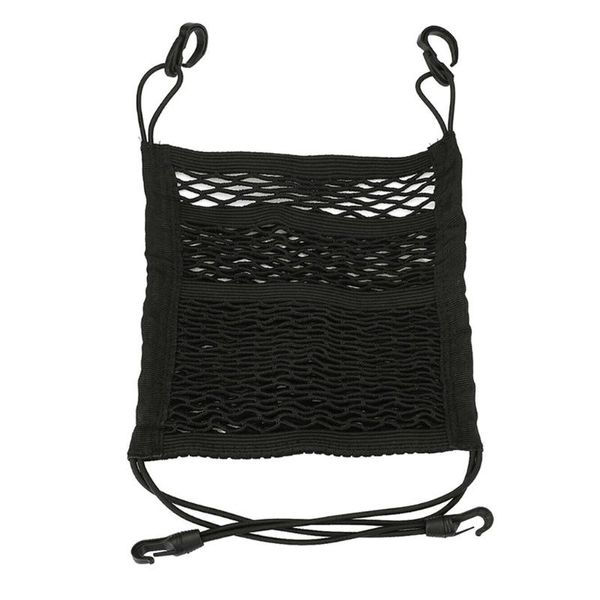 

car net organizer standard between seat mesh storage with pockets front dog barrier for cars