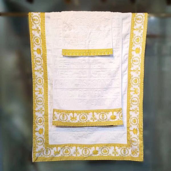 

luxury design modern letter towel set bath home towels cotton birthday gift