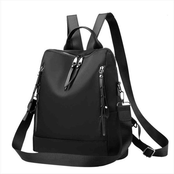 

double shoulder bag womens nylon water proof oxford cloth leisure travel outdoor backpack student school