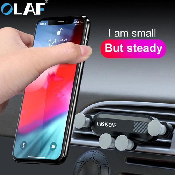 

car phone holder for in air vent mount stand no magnetic mobile universal gravity smartphone cell support mounts & holders