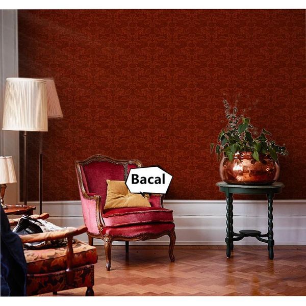 

wallpapers wine red wallpaper film french wall decoration retro bedroom american tv background custom mural