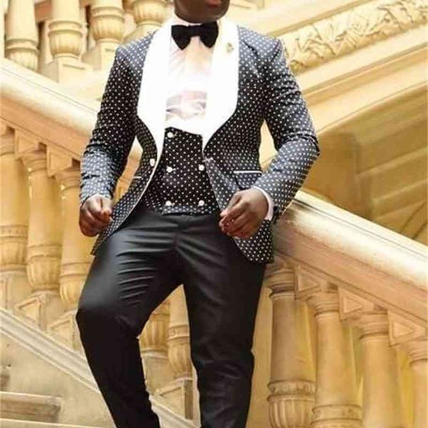 

men's suits & blazers customize brothers groomsmen shawl lapel groom tuxedos men wedding/prom/dinner man blazer(jacket+pants+vest) wo1n, White;black