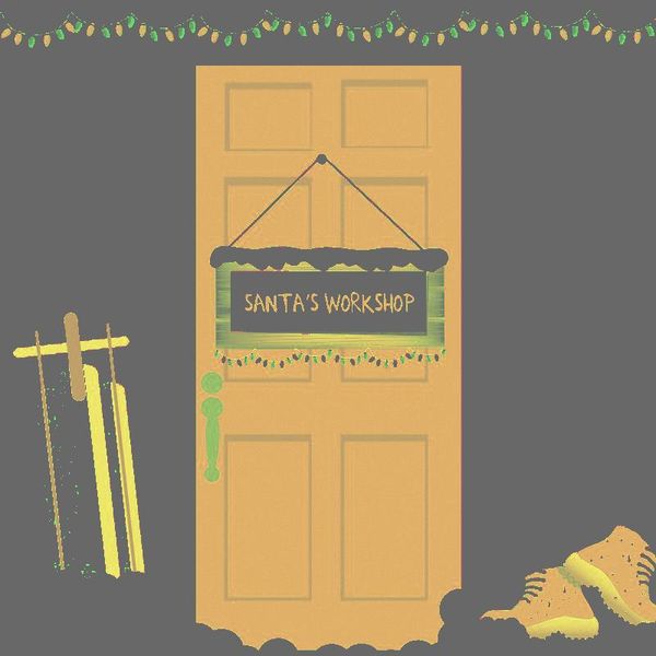 

party decoration christmas backdrop santa's workshop pography background festival xmas year decor po booth studio props