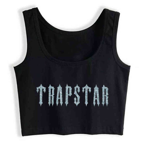 

crop female trapstar design fashion inscriptions custom women, White;black