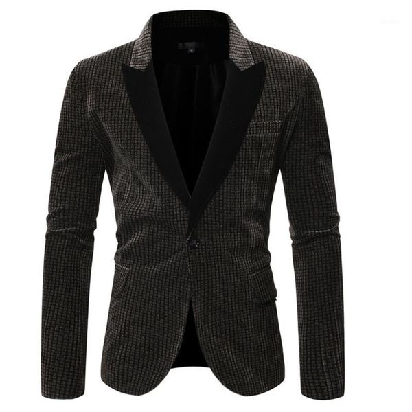 

men's suits & blazers blazer men jacket casual single button suit jackets england style wedding dress terno masculino, White;black