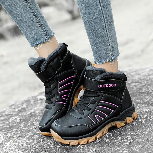 

boots women style comfortable shoes fashion woman brand rubber boot female footwear casual, Black