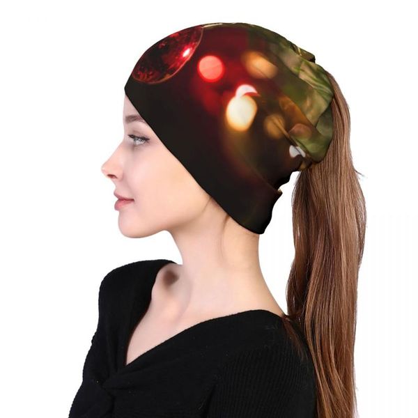 

beanies christmas tree ball mens & womens multifunction beanie hat