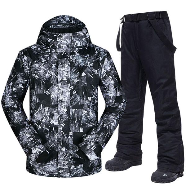 

skiing jackets ski suit for men winter warm windproof waterproof outdoor snow and pants equipment snowboard jacket brand