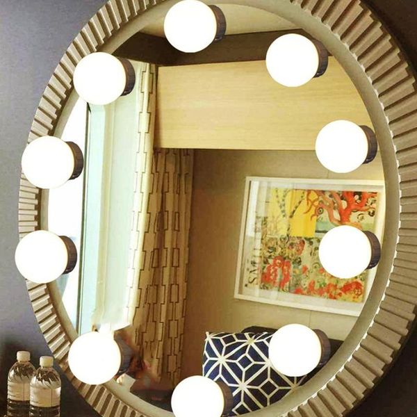 

bathroom dressing table led makeup lamp wall bulb vanity cosmetic mirror light bath accessory set