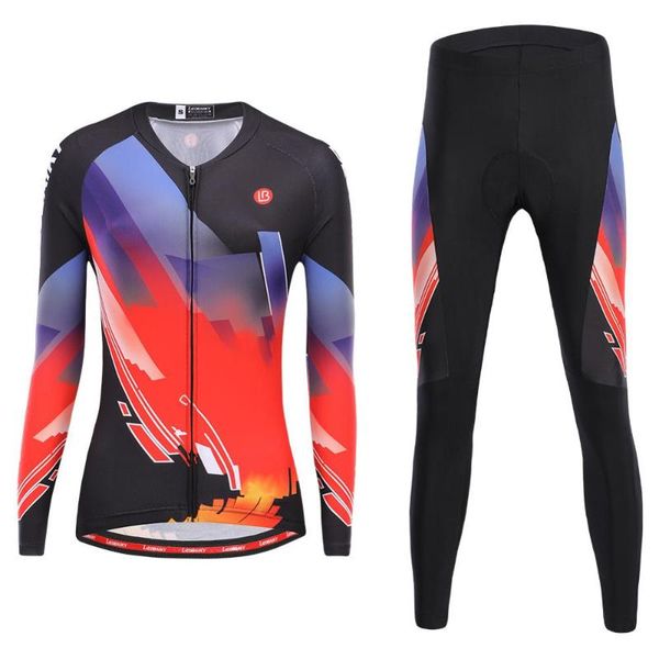 

racing sets leobaiky cycling jersey professional women's custom made, Black;blue
