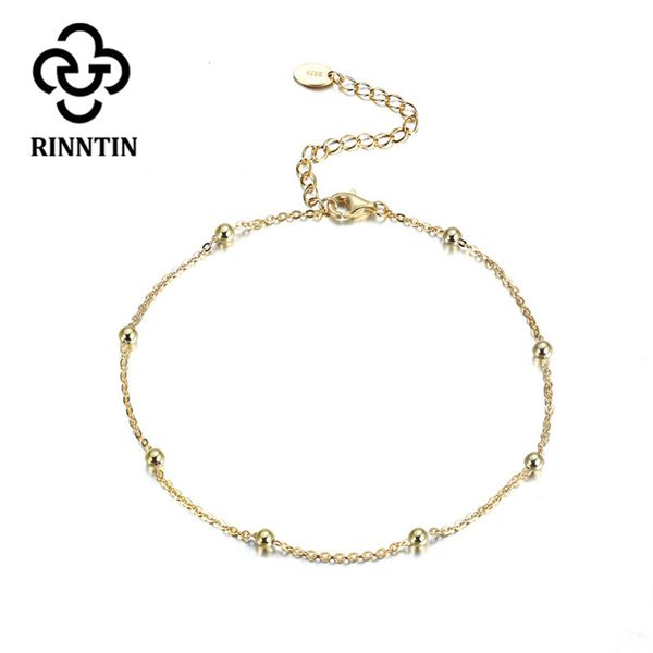 

rinntin 925 sterling silver foot korean style jewelry cross pearl chain, Red;blue
