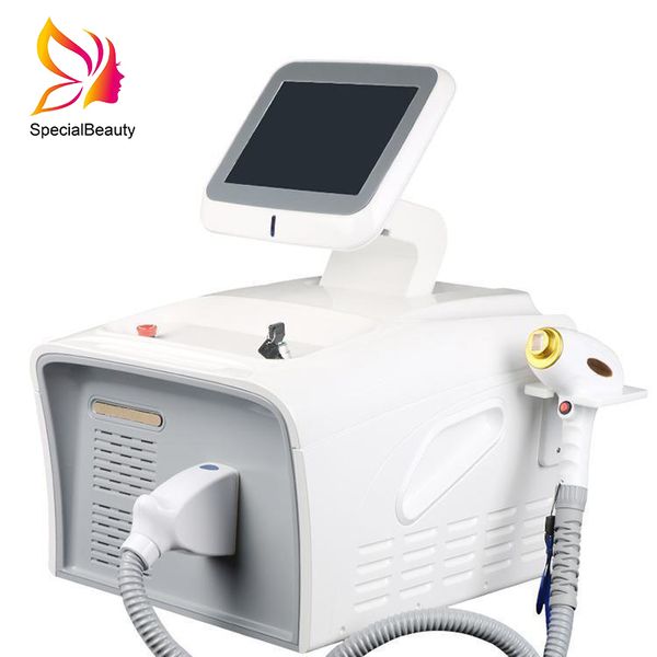 

painless permanent diode laser machine with 3 wavelength 808,1064 755nm for full body hair removal and skin rejuvenation, acne treatment sui, Black