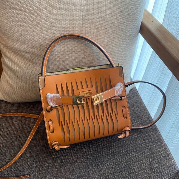 

wholesale tbs mini double bag leather storage bags splicing cow one shoulder messenger women's luxuryss designerss yw