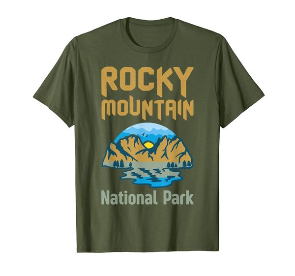 

Vintage Rocky Mountain National Park Colorado USA T-Shirt, Mainly pictures