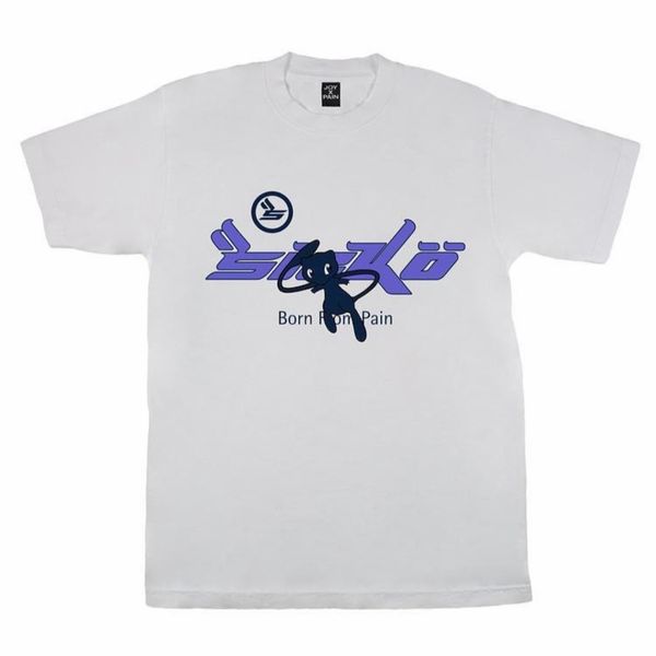 

white color 22ss t-shirt men women tee summer style m-xl, White;black