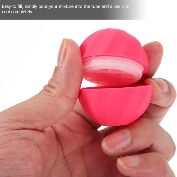 

storage bottles & jars 10pcs sphere lip box lipstick refillable dispenser (random)