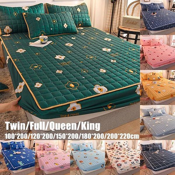 

sheets & sets 1pc 100% polyester fitted sheet lattice printing mattress cover four corners with elastic band bed (no cases)