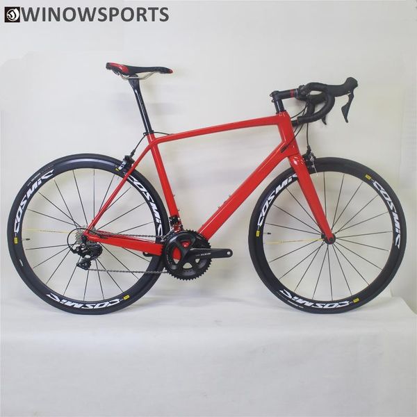 

winowsports custom painting full carbon firber road bicycle complete bike r7000 11 speed 56cm racing bikes