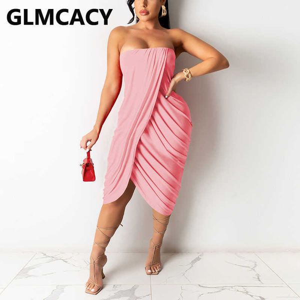 

women plus size strapless slit & club midi dress 210702, Black;gray