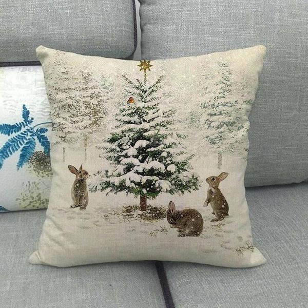 

christmas decorations navidad 2021 linen pillowcase for home year gift natale