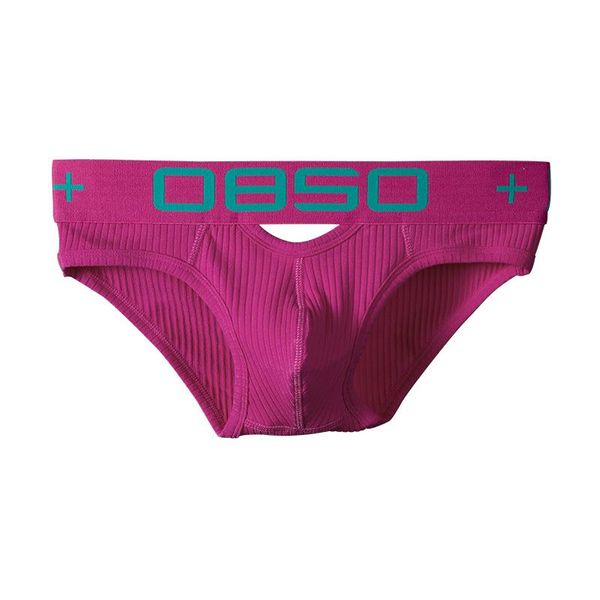 

underpants mens underwear butt-lifting men's briefs rose red low-waist men comfortable cotton, Black;white