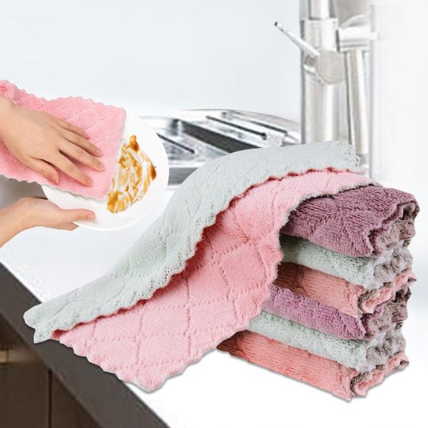 

cleaning cloths super absorbent microfiber kitchen dish cloth rags for washing