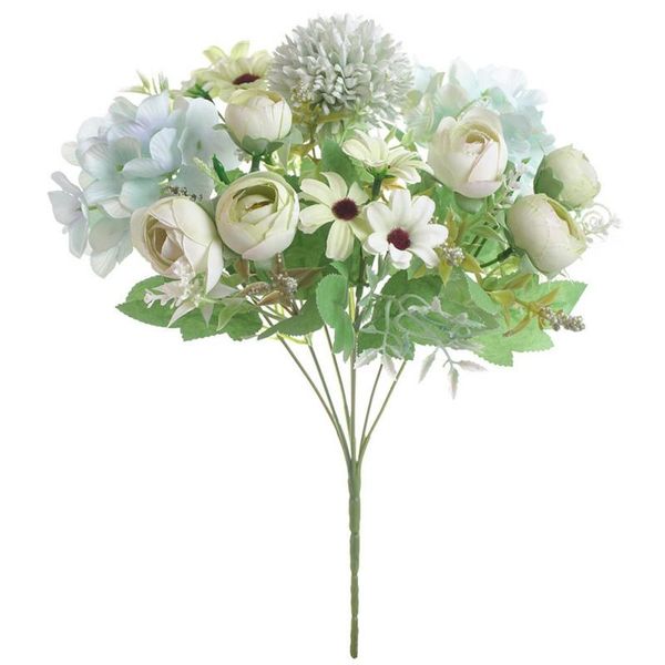 

decorative flowers & wreaths 7 heads artificial bouquet for party decor